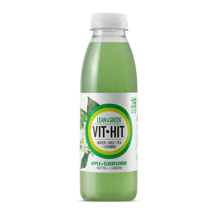 VITHIT Lean & Green 12x500ml Apple & Elderflower