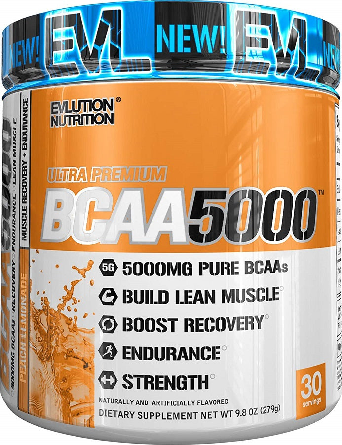 EVLution Nutrition BCAA 5000, Blue Raz - 240g