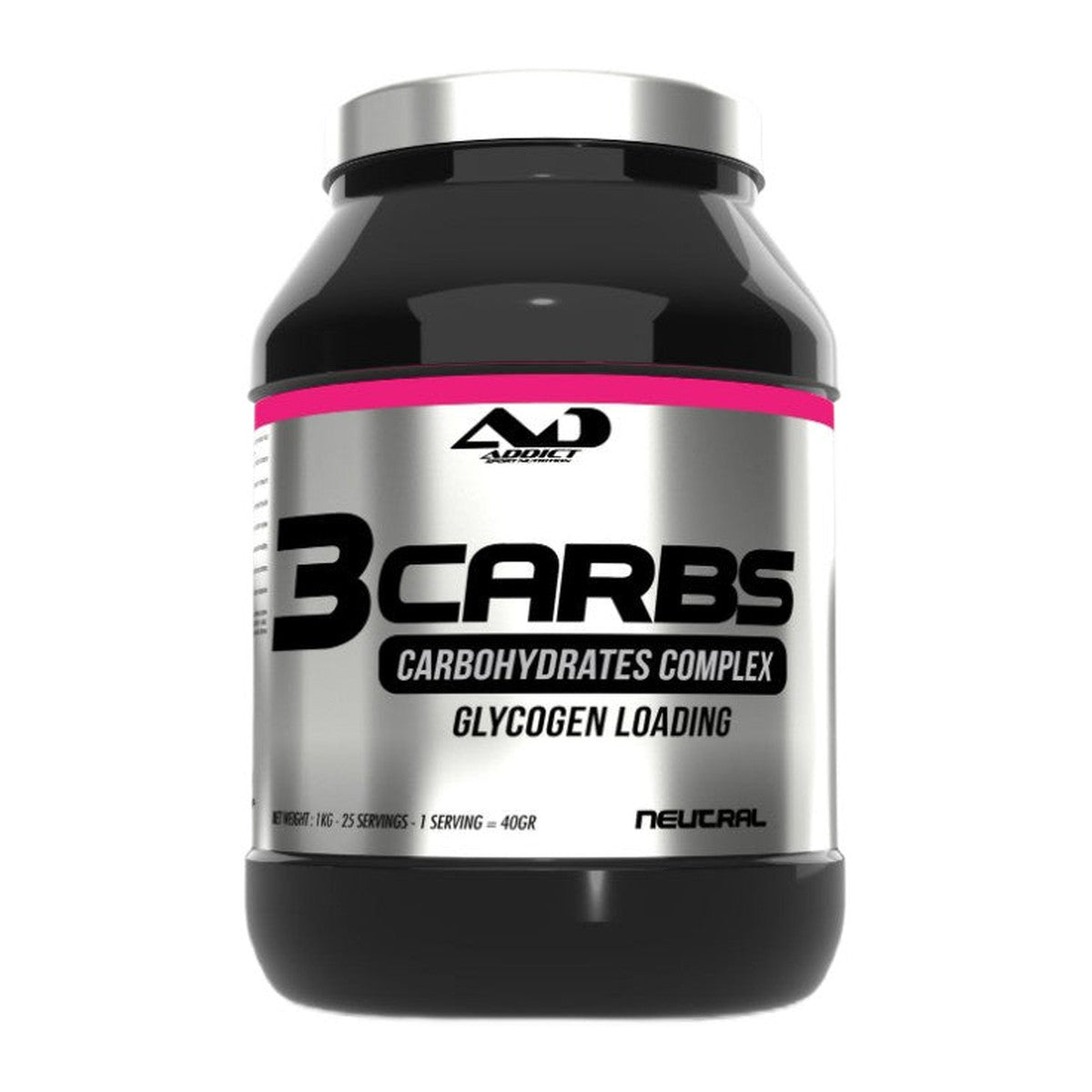 Addict Sport Nutrition 3Carbs Carbohydrates Complex Glycogen Loadi