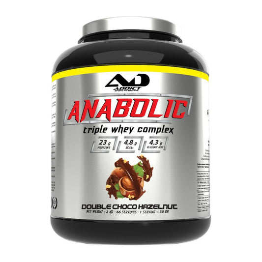 Addict Sport Nutrition Anabolic Triple Whey Complex, Double Choco