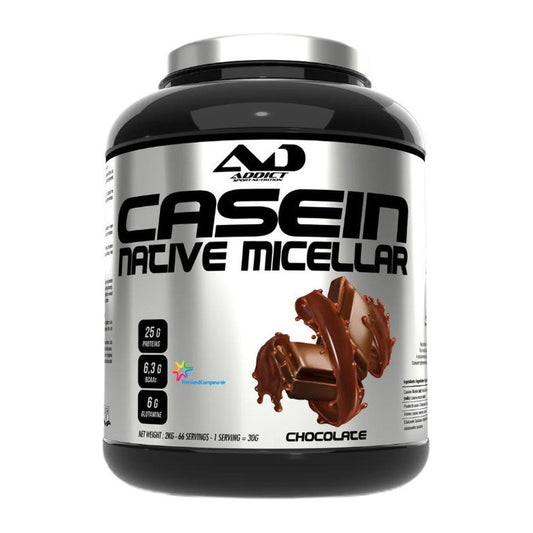 Addict Sport Nutrition Native Micellar Casein, Chocolate - 2000g