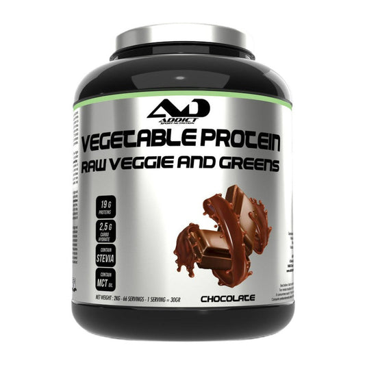 Addict Sport Nutrition Vegetable Protein Raw Veggie and Greens, Ch