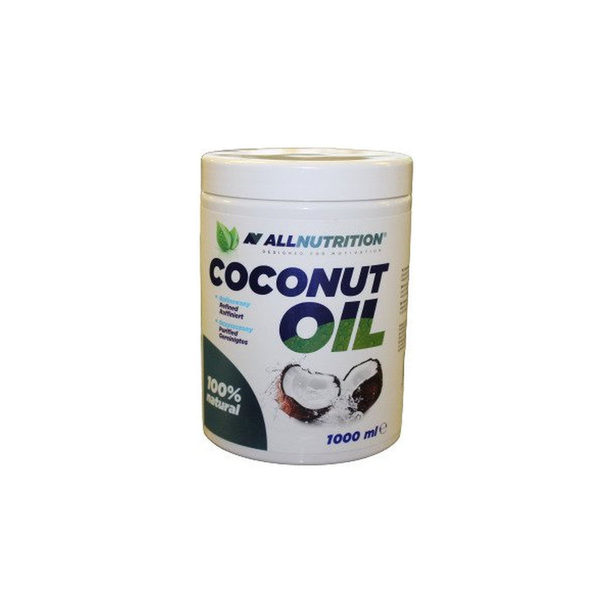 Allnutrition 100% Natural Coconut Oil - 1000 ml.