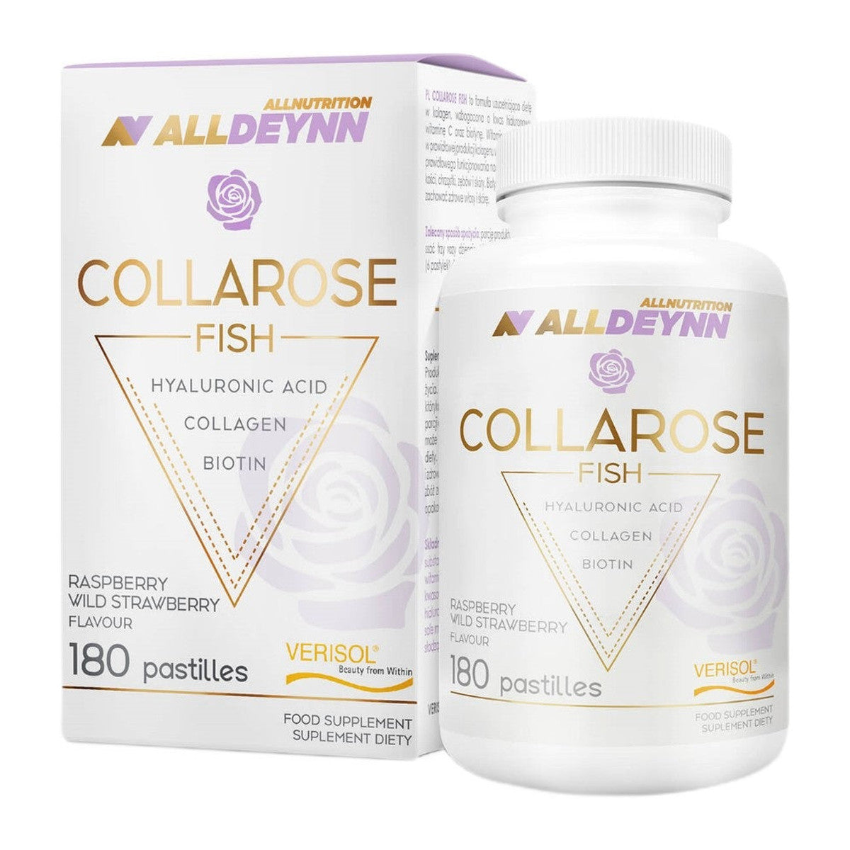 Allnutrition AllDeynn Collarose Fish, Raspberry Wild Strawberry