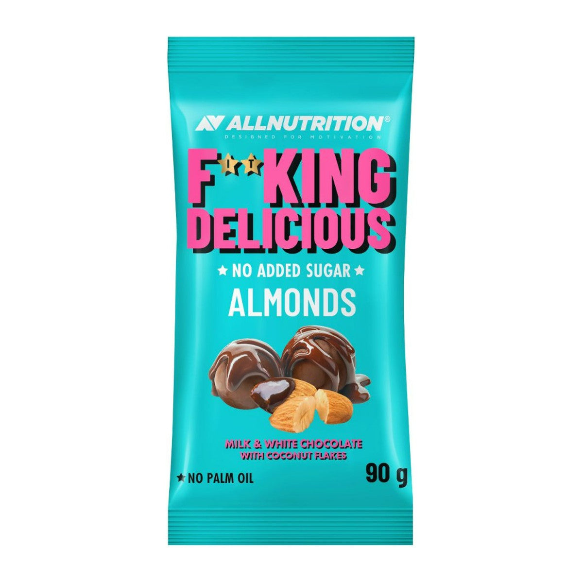 Allnutrition Fitking Delicious Almonds, Milk & White Chocolate wit