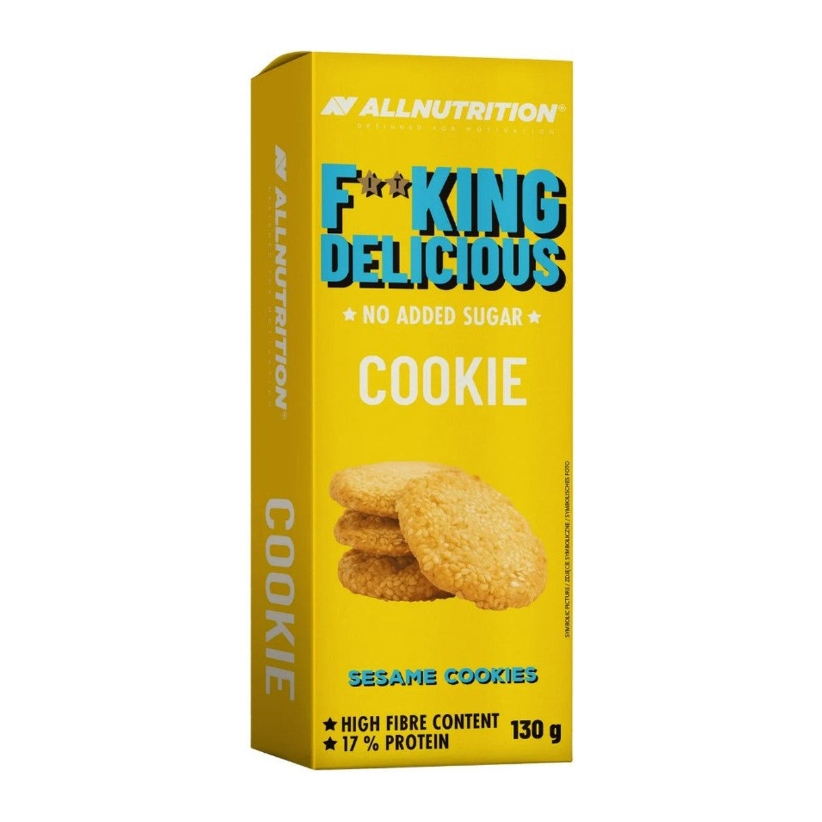 Allnutrition Fitking Delicious Cookie, Sesame Cookies - 130g