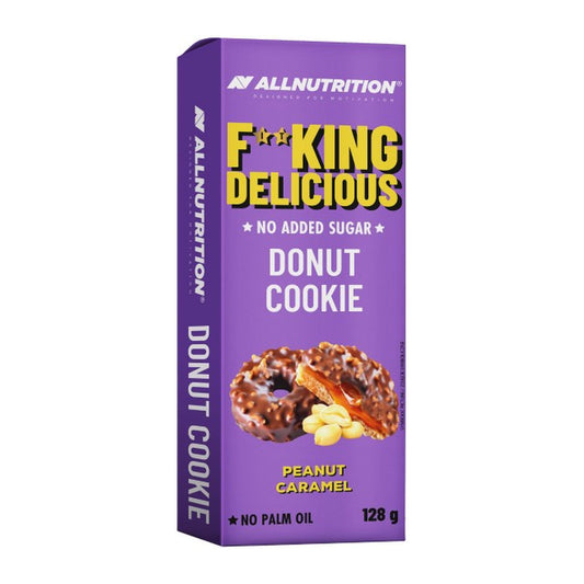 Allnutrition Fitking Delicious Donut Cookie, Peanut Caramel - 128g