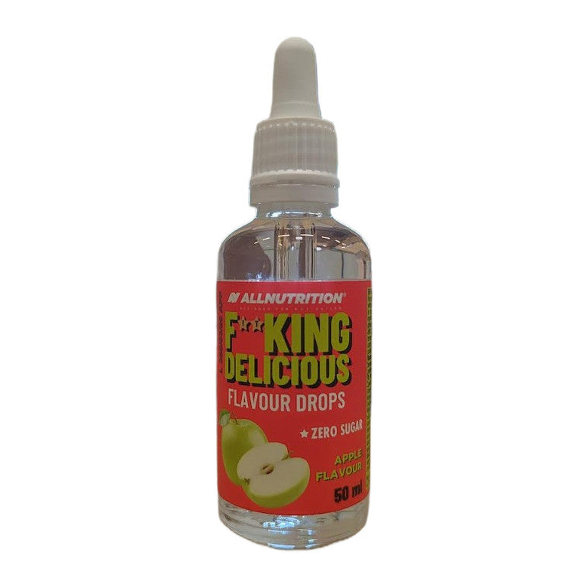 Allnutrition Fitking Delicious Flavour Drops, Apple - 50 ml.