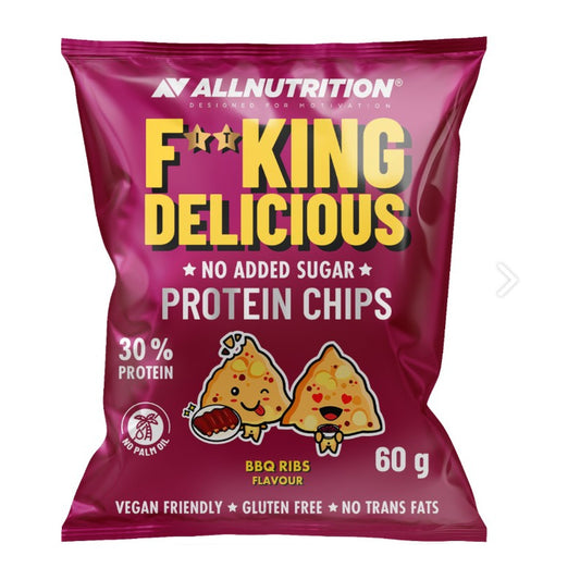 Allnutrition Fitking Delicious Protein Chips, BBQ Ribs - 60g