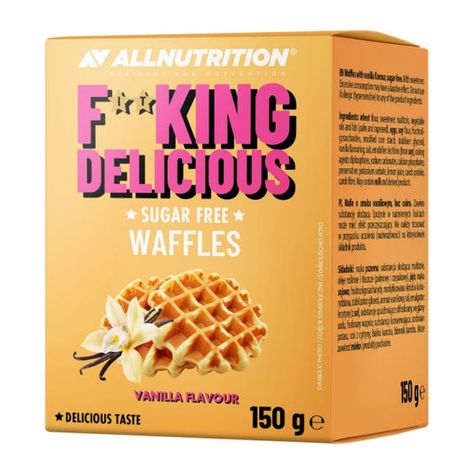 Allnutrition Fitking Delicious Waffles, Vanilla Flavour - 150g