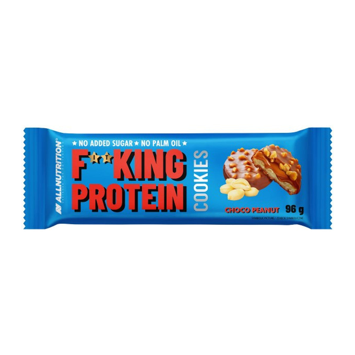 Allnutrition Fitking Protein Cookies, Choco Peanut - 6 cookies