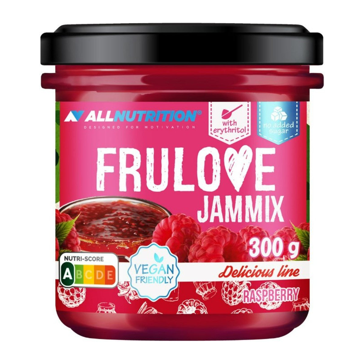 Allnutrition Frulove Jammix, Raspberry - 300g