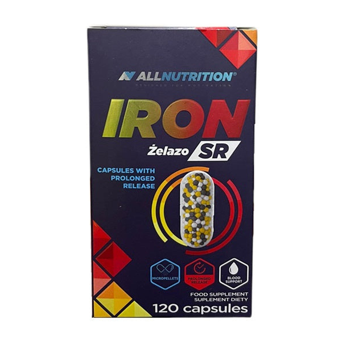 Allnutrition Iron SR - 120 caps