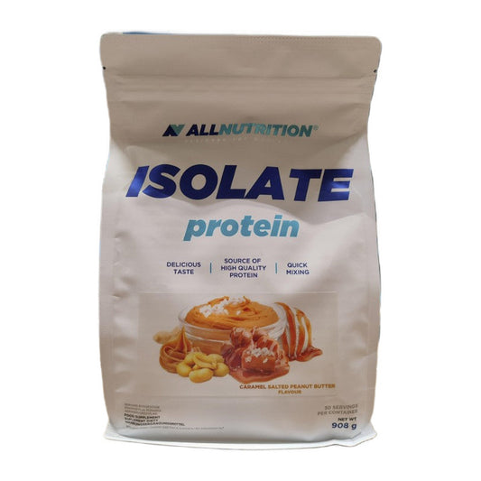Allnutrition Isolate Protein, Caramel Salted Peanut Butter - 908g