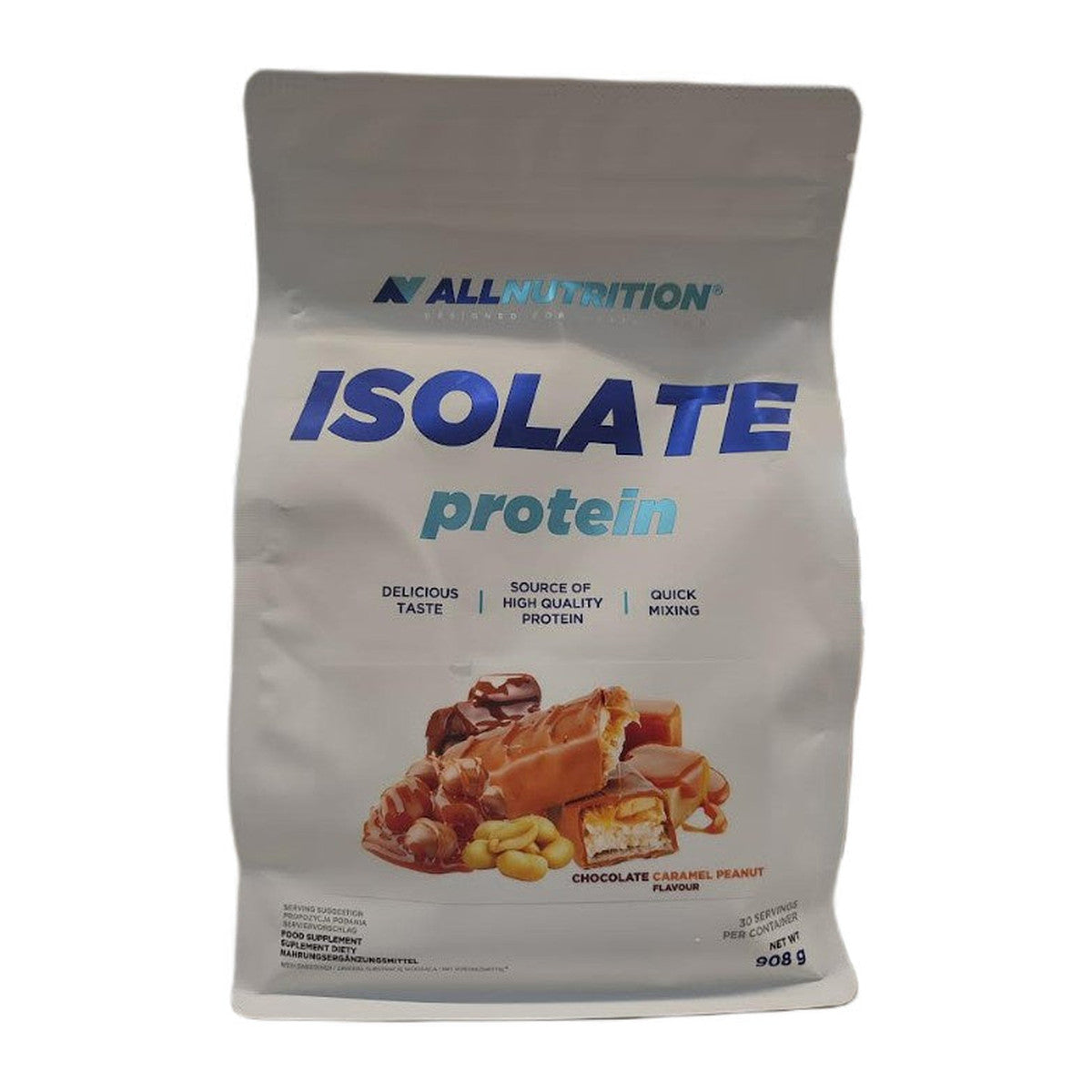 Allnutrition Isolate Protein, Chocolate Caramel Peanut - 908g