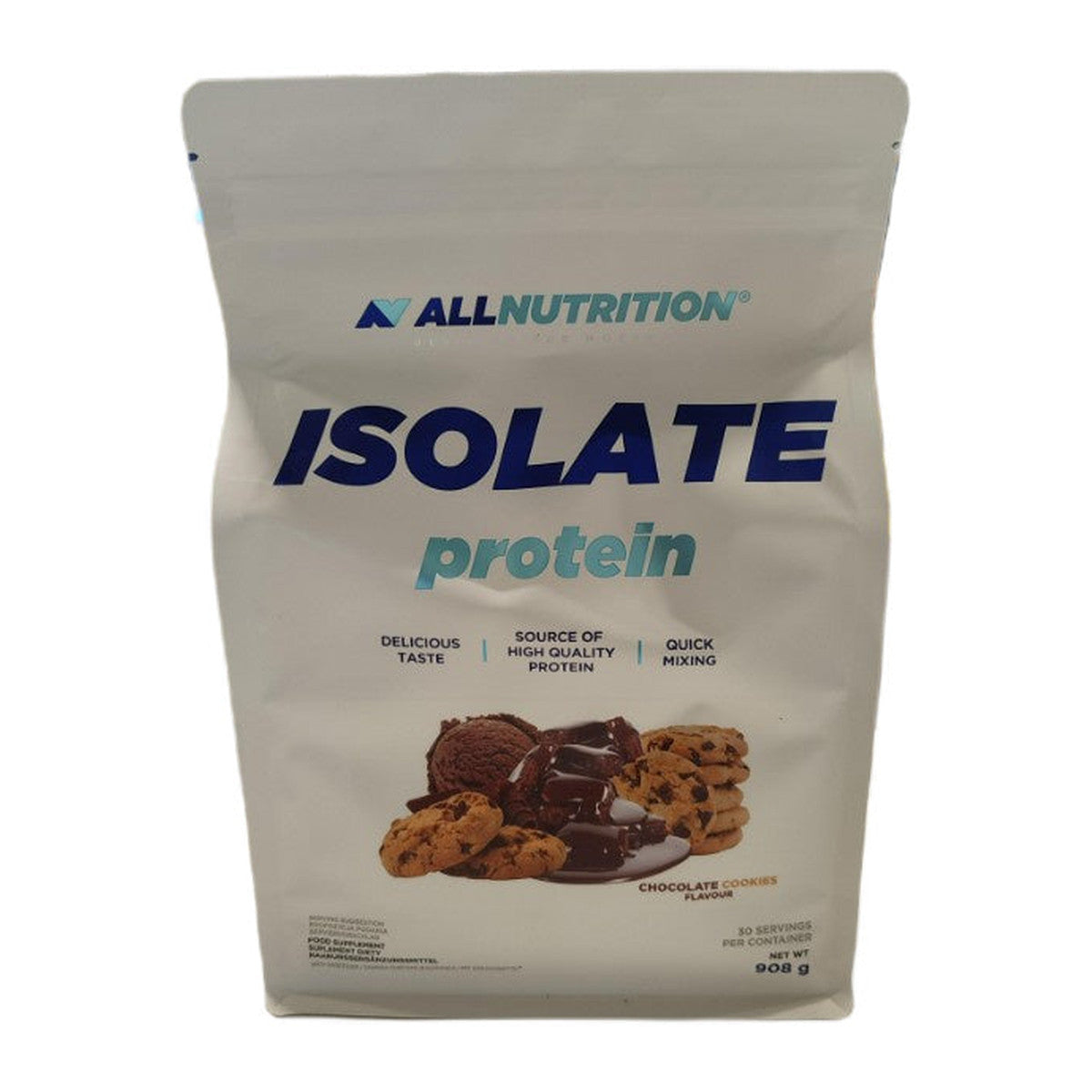 Allnutrition Isolate Protein, Chocolate Cookies - 908g