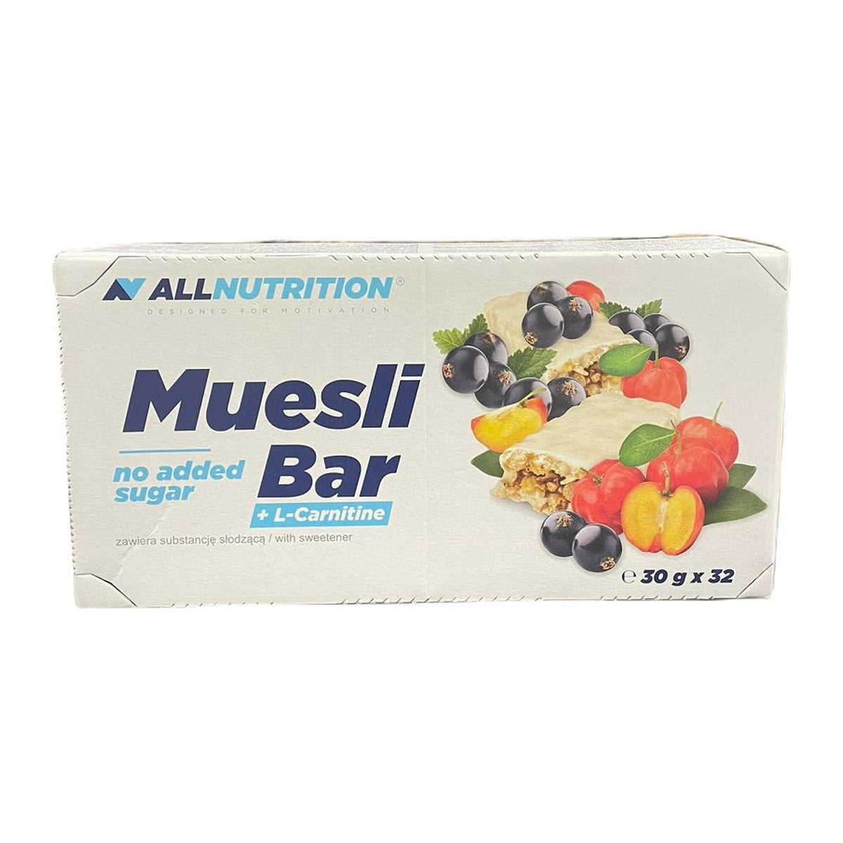 Allnutrition Muesli Bar + L-Carnitine, Yoghurt & Blackcurrant - 32