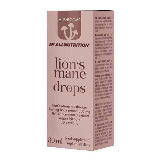 Allnutrition Mushrooms Lion's Mane Drops, 300mg - 30 ml.