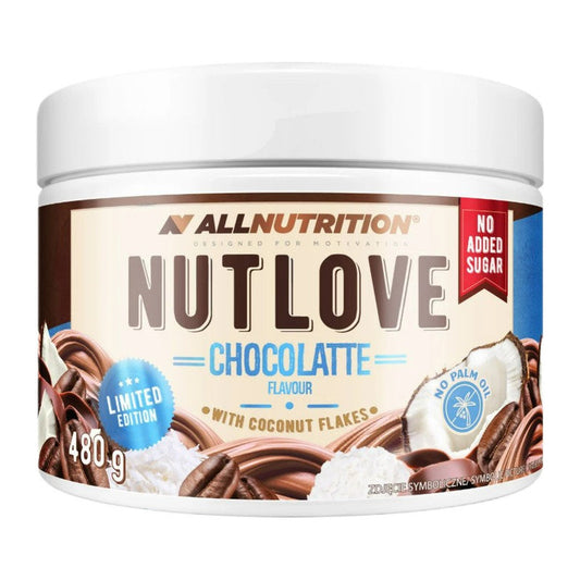 Allnutrition Nutlove, Chocolatte with Coconut Flakes - 480g