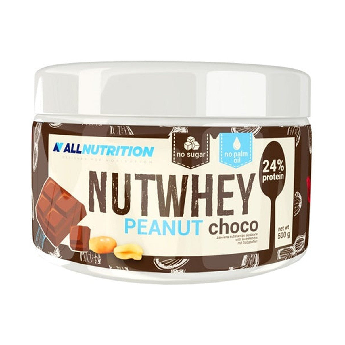 Allnutrition Nutwhey, Hazelnut Choco - 500g