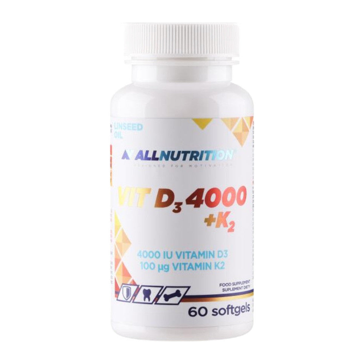 Allnutrition Vit D3 4000 + K2 - 60 softgels
