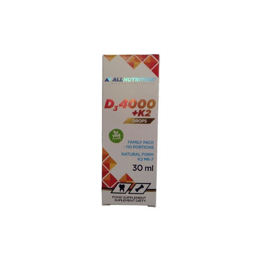 Allnutrition Vit D3 4000 + K2 Drops - 30 ml.