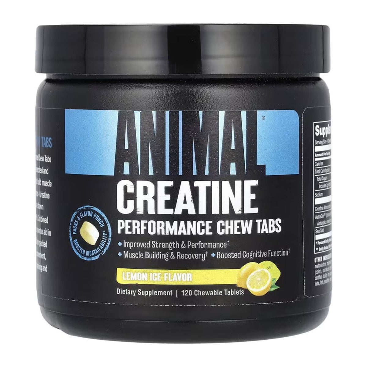 Animal Animal Creatine Chews, Lemon Ice - 120 chewable tablets