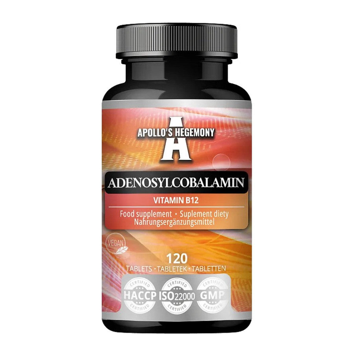 Apollo's Hegemony Adenosylcobalamin Vitamin B12 - 120 tablets