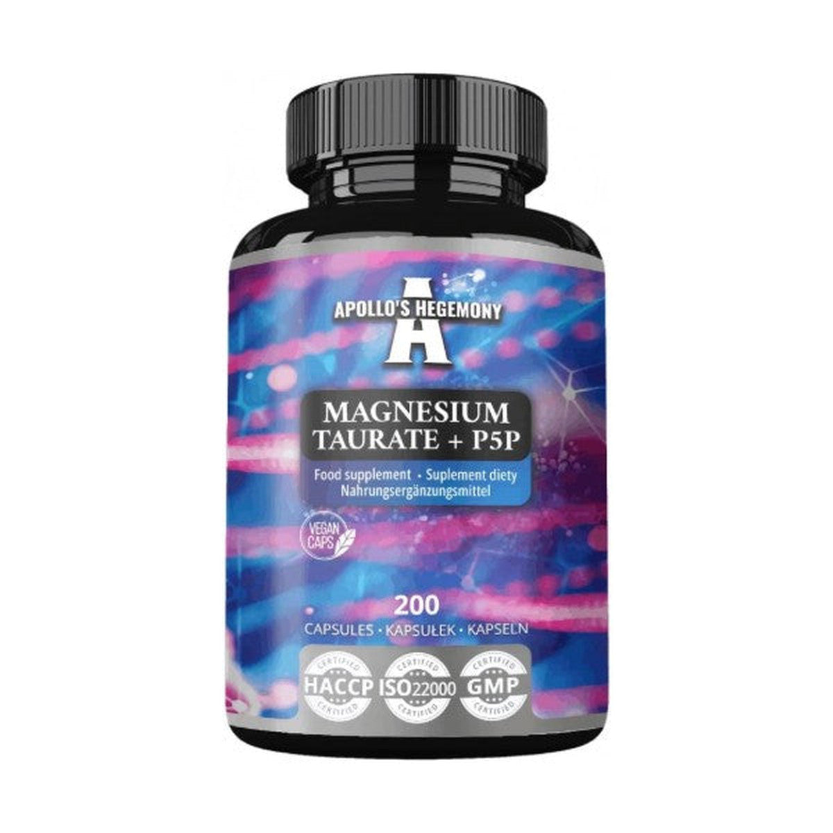 Apollo's Hegemony Magnesium Taurate + P5P - 200 caps
