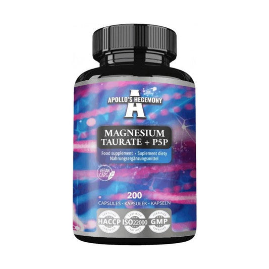 Apollo's Hegemony Magnesium Taurate + P5P - 200 caps