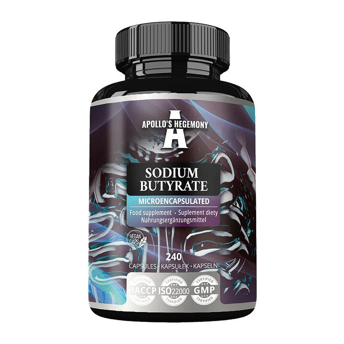 Apollo's Hegemony Sodium Butyrate Microencapsulated - 240 vcaps