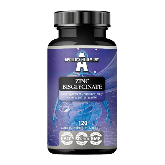 Apollo's Hegemony Zinc Bisglycinate - 120 tablets