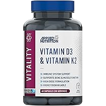 Applied Nutrition Vitamin D3 + Vitamin K2 90 Caps