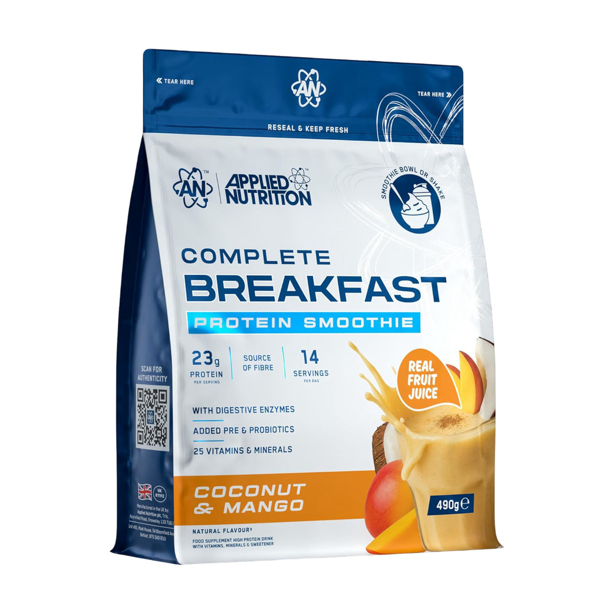 Applied Nutrition Complete Breakfast 490g - Coconut & Mango