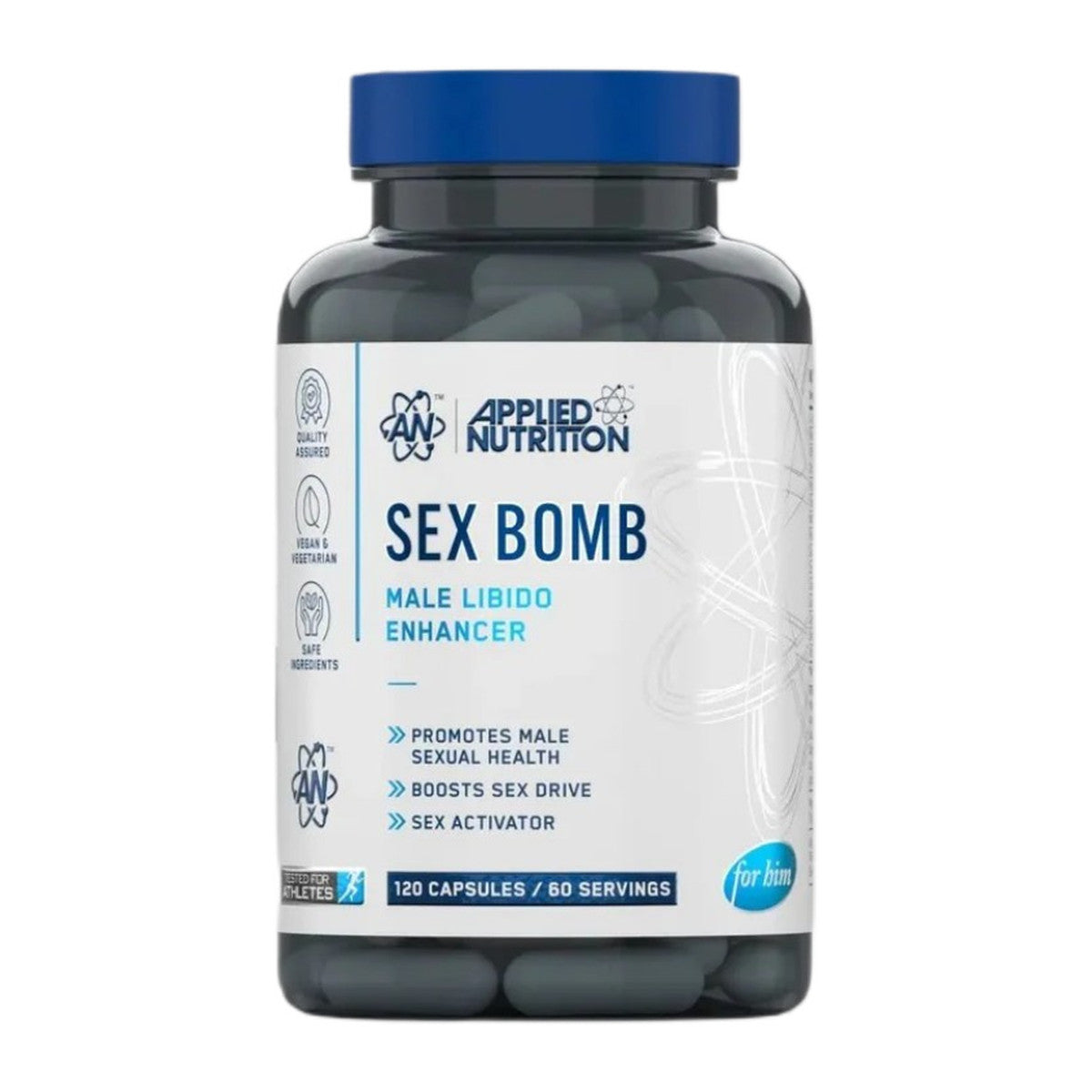 Applied Nutrition Sex Bomb Male Performance Support 120 Veg Caps