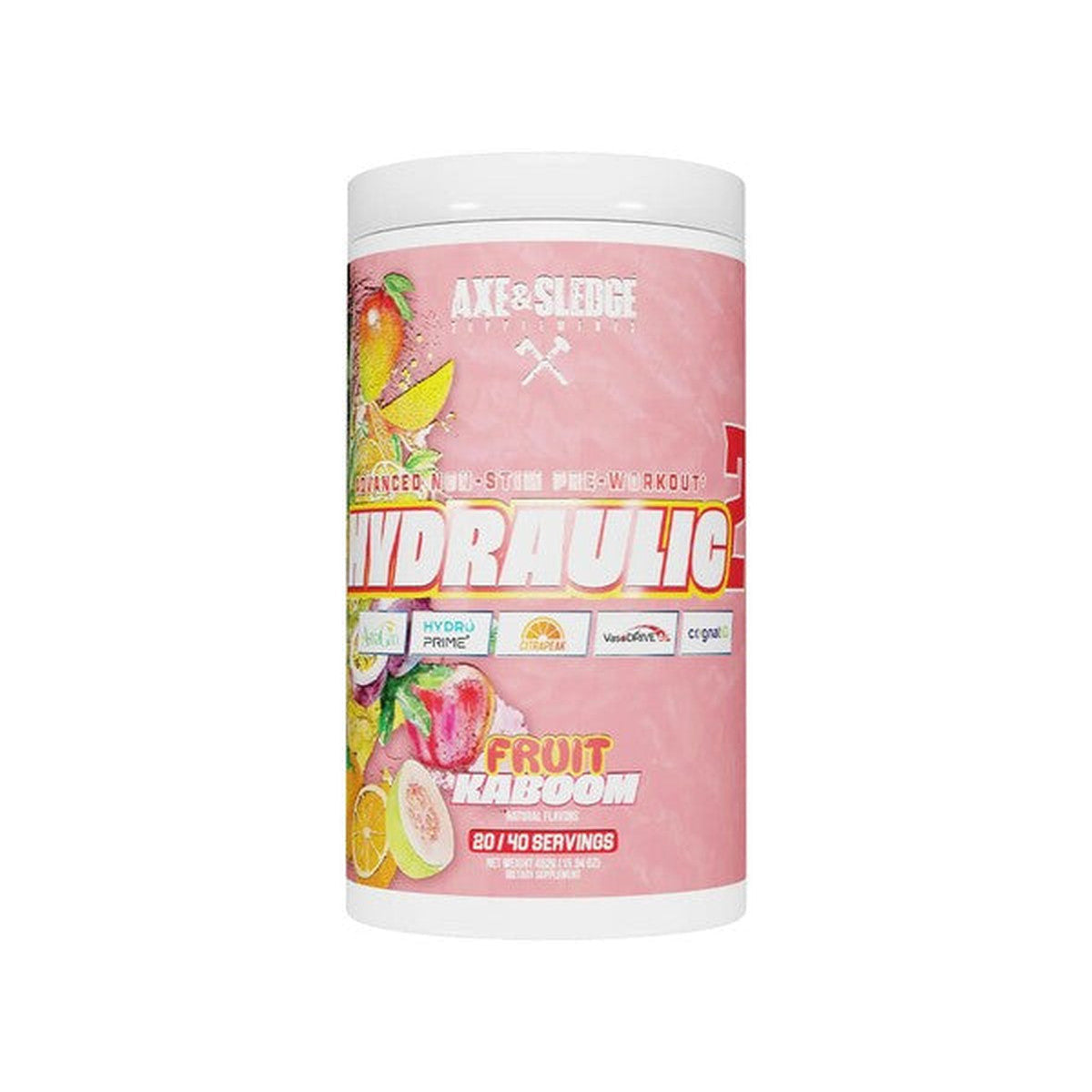 Axe & Sledge Hydraulic V2 Non-Stim Pre-Workout, Fruit Kaboom - 452