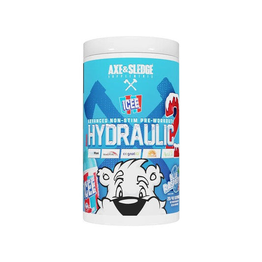 Axe & Sledge Hydraulic V2 Non-Stim Pre-Workout, ICEE Blue Raspberr