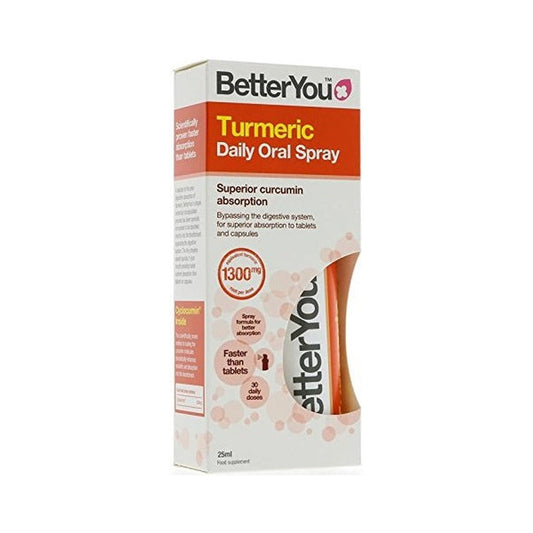 BetterYou Turmeric Oral Spray - 25 ml.