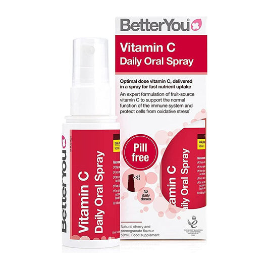 BetterYou Vitamin C Daily Oral Spray, Natural Cherry and Pomegrana