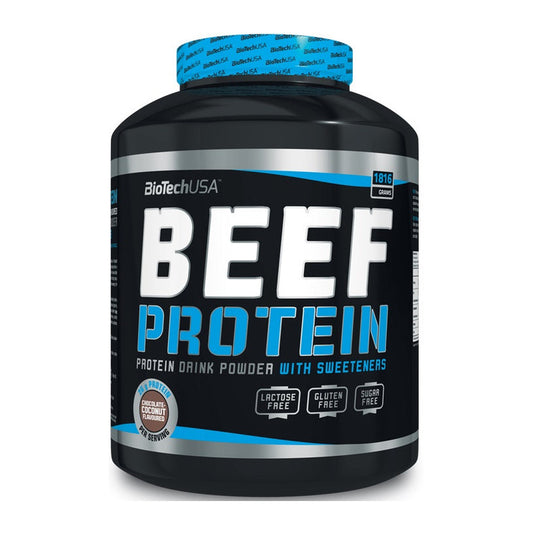 BioTechUSA Beef Protein, Chocolate Coconut - 1816g