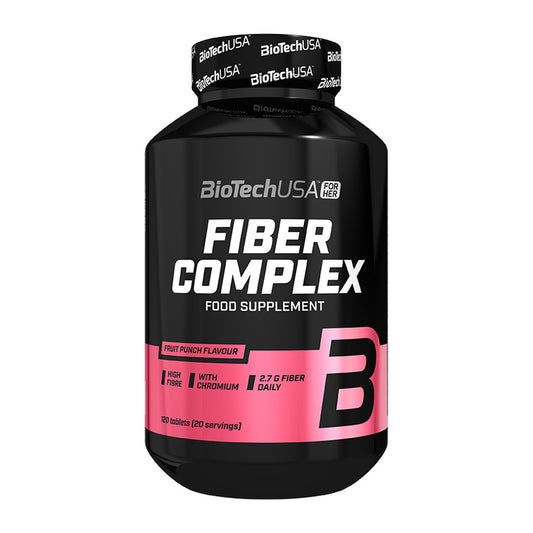 BioTechUSA Fiber Complex, Fruit Punch - 120 tablets