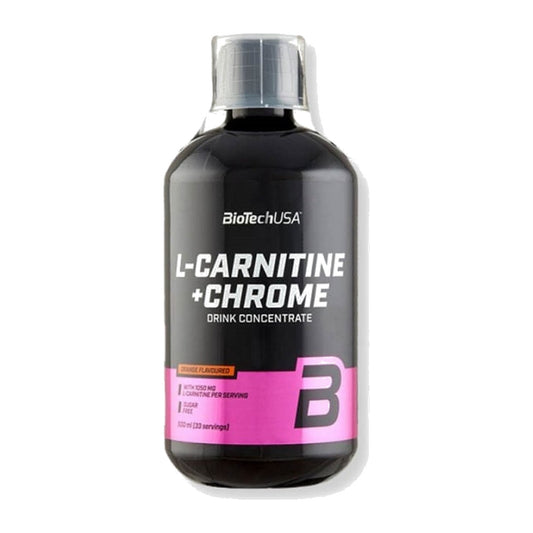 BioTechUSA L-Carnitine + Chrome, Orange - 500 ml.