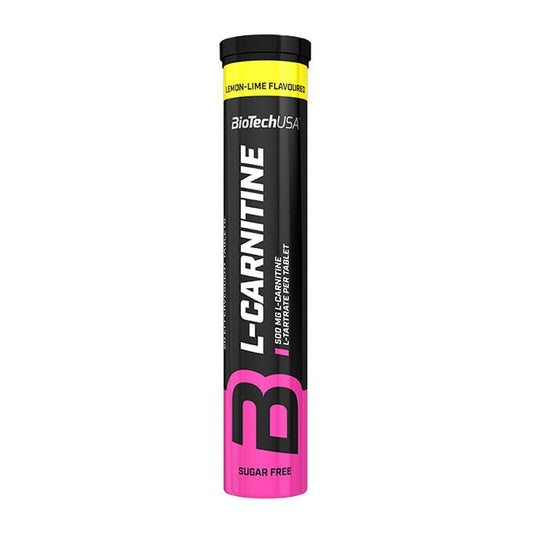 BioTechUSA L-Carnitine Effervescent, 500mg (Lemon) - 20 tablets