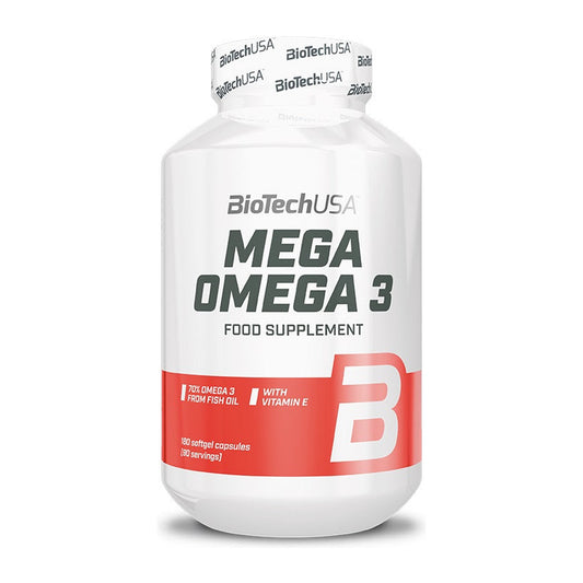BioTechUSA Mega Omega 3 - 180 caps