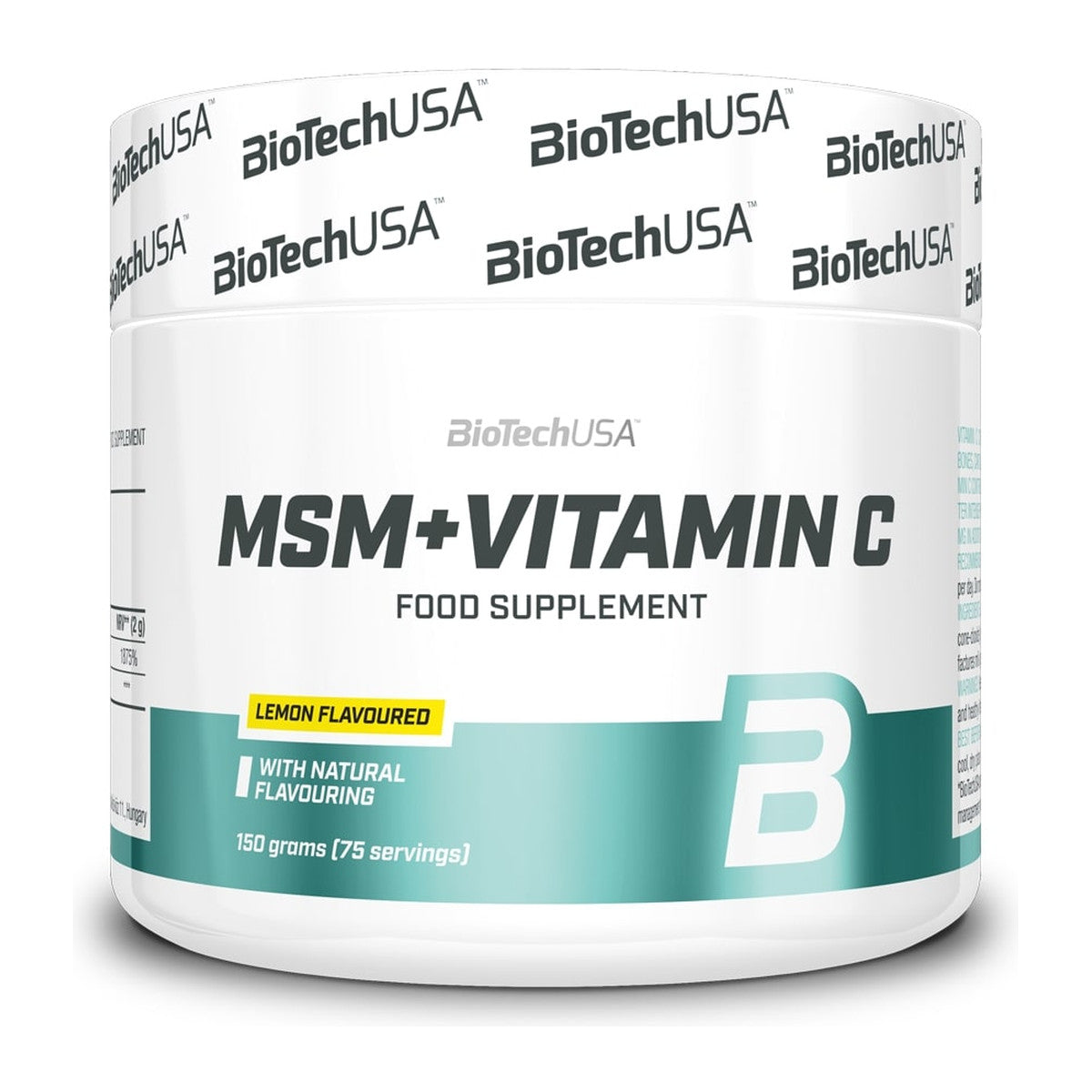 BioTechUSA MSM + Vitamin C, Lemon - 150g