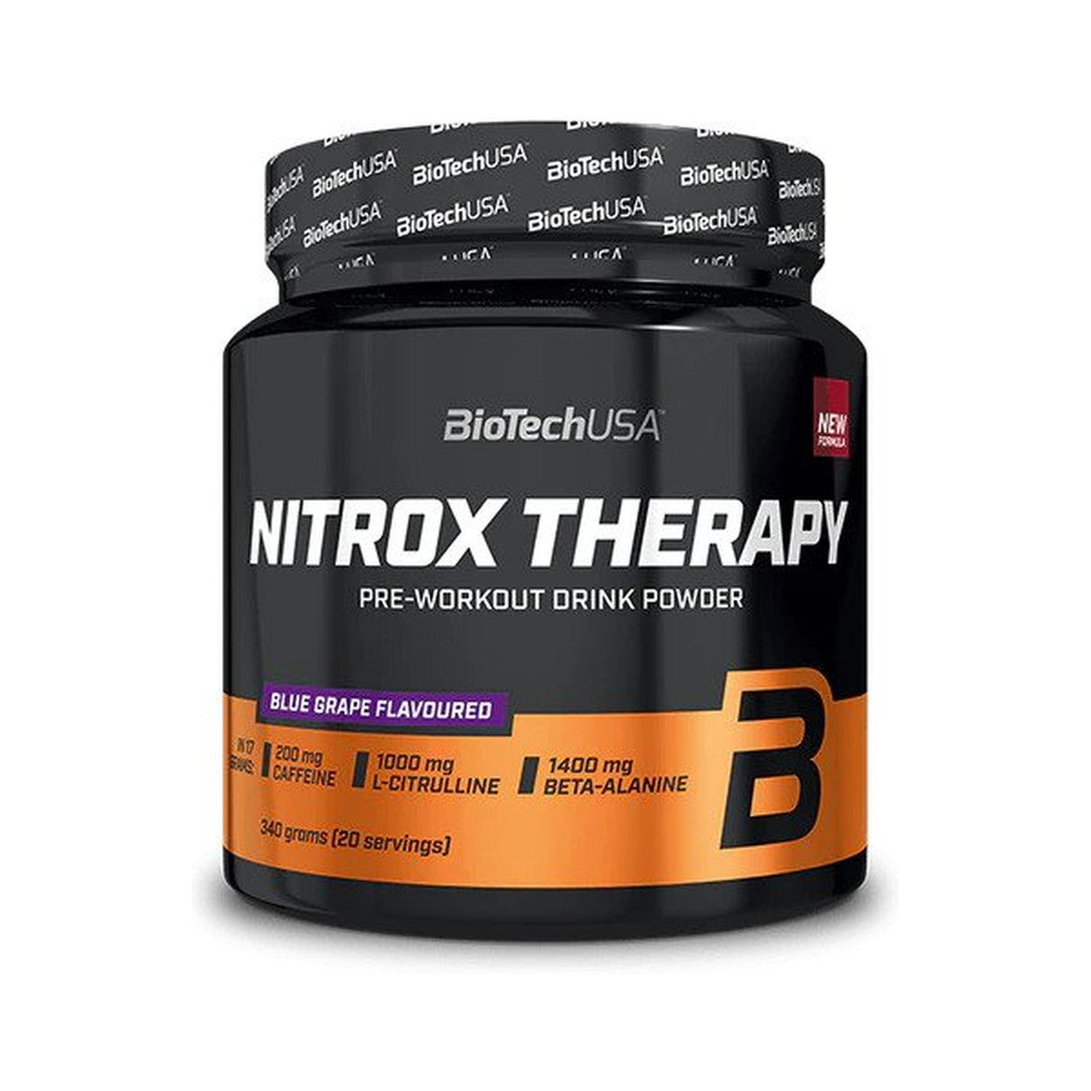 BioTechUSA Nitrox Therapy, Blue Grape - 340g