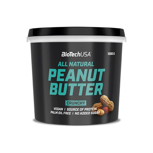 BioTechUSA Peanut Butter, Crunchy - 1000g