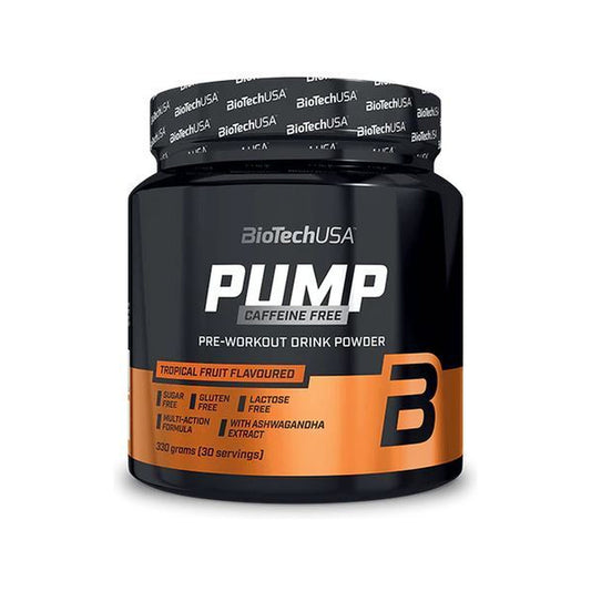 BioTechUSA Pump Caffeine Free, Lemon Ice Tea - 330g
