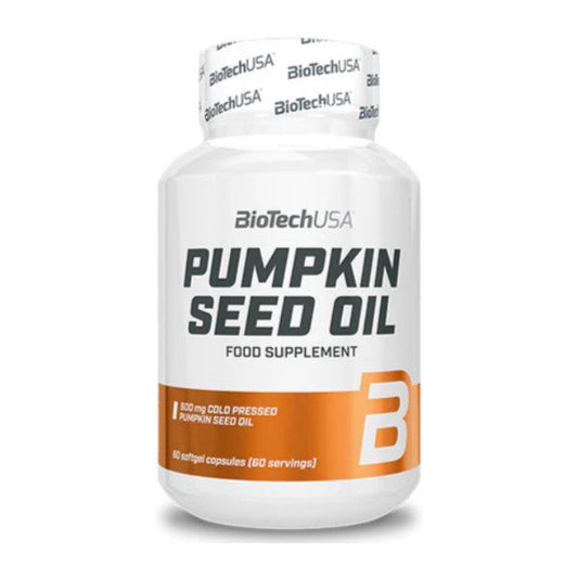 BioTechUSA Pumpkin Seed Oil, 1000mg - 60 softgels