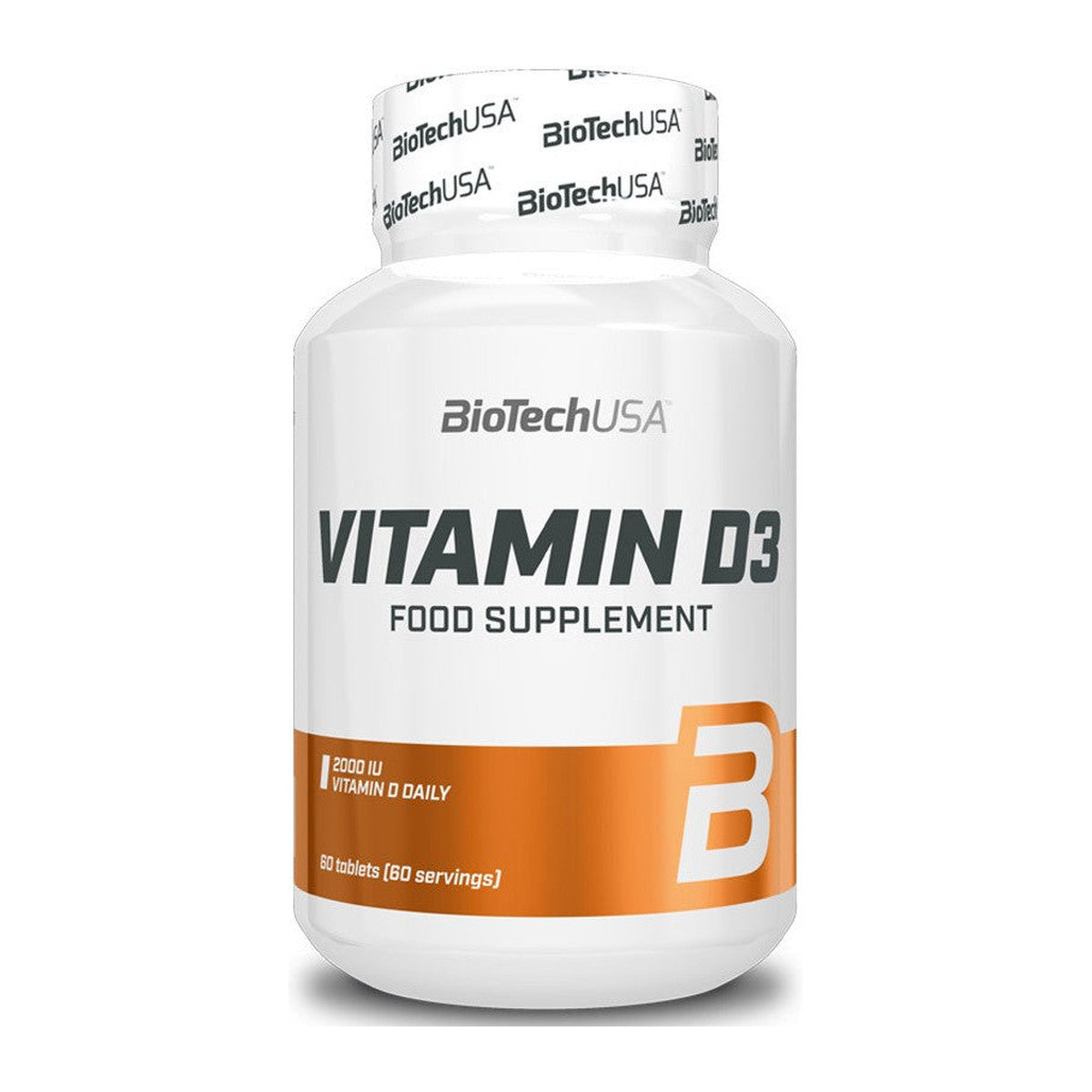 BioTechUSA Vitamin D3, 50mcg - 120 tablets